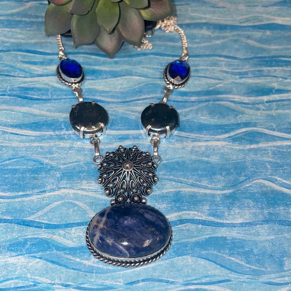 Multi Gem Stone Necklace